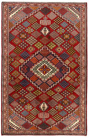 135X212 Alfombra Nahavand Oriental Marrón/Rojo (Lana, Persia/Irán)