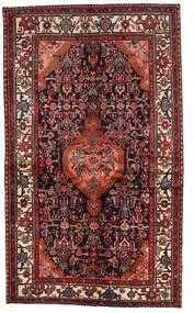  Hamadan Alfombra 131X225 Oriental Hecha A Mano Rojo Oscuro/Marrón Oscuro (Lana, Persia/Irán)