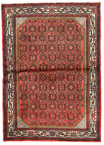 Alfombra Oriental Hosseinabad Alfombra 106X151 Rojo/Marrón (Lana, Persia/Irán)