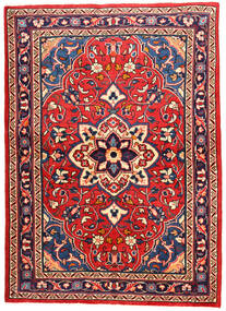  Sarough Alfombra 112X158 Oriental Hecha A Mano Púrpura Oscuro/Rojo Oscuro (Lana, Persia/Irán)