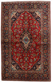  Keshan Alfombra 139X224 Oriental Hecha A Mano Rojo Oscuro/Negro (Lana, Persia/Irán)