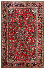 Keshan Alfombra 132X203 Oriental Hecha A Mano Rojo Oscuro/Marrón Oscuro (Lana, Persia/Irán)