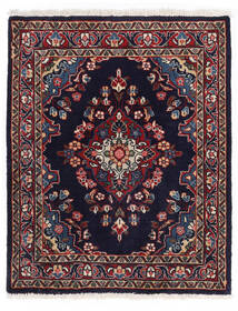  Sarough Alfombra 67X82 Oriental Hecha A Mano Púrpura Oscuro/Rojo Oscuro (Lana, Persia/Irán)