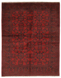  Afghan Khal Mohammadi Alfombra 151X196 Oriental Hecha A Mano Negro/Rojo Oscuro (Lana, Afganistán)