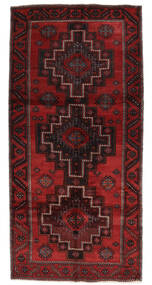 148X304 Alfombra Oriental Belouch De Pasillo Negro/Rojo Oscuro (Lana, Persia/Irán)