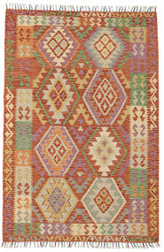  Kilim Afghan Old Style Alfombra 122X181 Oriental Tejida A Mano Marrón Oscuro/Marrón (Lana, Afganistán)
