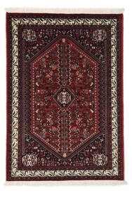 107X152 Alfombra Oriental Abadeh Alfombra Negro/Rojo Oscuro (Lana, Persia/Irán)
