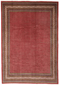258X355 Alfombra Oriental Sarough Mir Rojo Oscuro/Marrón Grande (Lana, Persia/Irán)