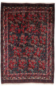 Alfombra Oriental Afshar Alfombra 152X226 Negro/Rojo Oscuro (Lana, Persia/Irán)