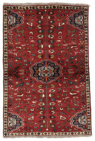 100X148 Alfombra Gashgai Fine Alfombra Oriental Rojo Oscuro/Negro (Lana, Persia/Irán)