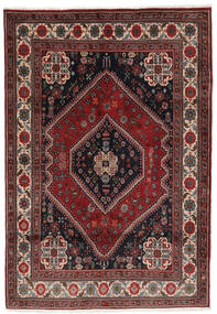 110X164 Alfombra Gashgai Fine Oriental Negro/Rojo Oscuro (Lana, Persia/Irán)