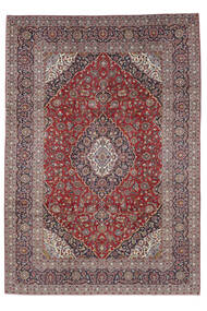 249X357 Alfombra Oriental Keshan Alfombra Rojo Oscuro/Marrón (Lana, Persia/Irán)
