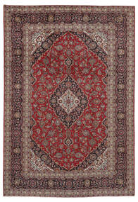 236X348 Alfombra Keshan Oriental Rojo Oscuro/Marrón (Lana, Persia/Irán)
