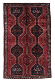 Alfombra Persa Shiraz Alfombra 157X246 Negro/Rojo Oscuro (Lana, Persia/Irán)