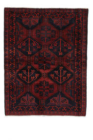 Alfombra Oriental Lori Alfombra 165X215 Negro/Rojo Oscuro (Lana, Persia/Irán)