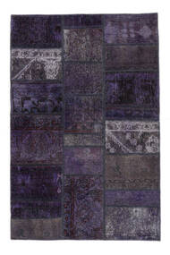  Patchwork - Persien/Iran Alfombra 102X154 Moderna Hecha A Mano Negro/Púrpura Oscuro (Lana, Persia/Irán)