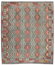 254X299 Alfombra Oriental Kilim Afghan Old Style Alfombra Marrón/Negro Grande (Lana, Afganistán)