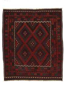  Afghan Vintage Kilim Alfombra 257X298 Oriental Tejida A Mano Negro Grande (Lana, Afganistán)
