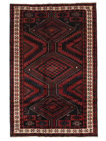 170X257 Alfombra Oriental Lori Alfombra Negro/Rojo Oscuro (Lana, Persia/Irán)