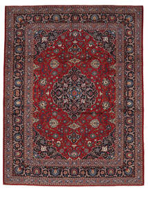 Alfombra Oriental Keshan 315X408 Rojo Oscuro/Negro Grande (Lana, Persia/Irán)