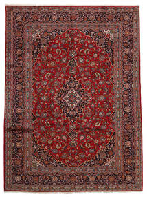 Alfombra Oriental Keshan 285X385 Rojo Oscuro/Negro Grande (Lana, Persia/Irán)