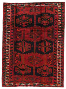 196X262 Alfombra Oriental Lori Alfombra Negro/Rojo Oscuro (Lana, Persia/Irán)