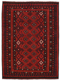 205X277 Alfombra Oriental Kilim Maimane Alfombra Negro/Rojo Oscuro (Lana, Afganistán)