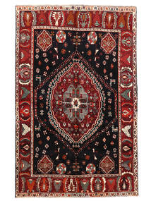157X249 Alfombra Oriental Gashgai Fine Negro/Rojo Oscuro (Lana, Persia/Irán)