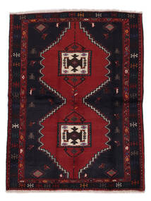 Alfombra Oriental Klardasht Alfombra 143X193 Negro/Rojo Oscuro (Lana, Persia/Irán)
