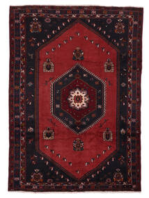 Alfombra Oriental Klardasht Alfombra 208X295 Negro/Rojo Oscuro (Lana, Persia/Irán)