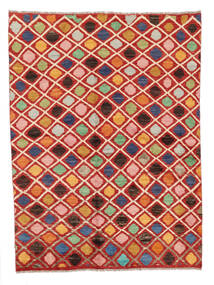Alfombra Moroccan Berber - Afghanistan 149X202 Rojo Oscuro/Marrón (Lana, Afganistán)