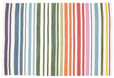Rainbow Stripe Alfombra - Multicolor